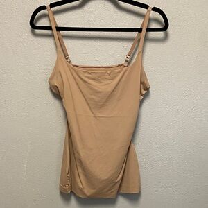 Assets By Spanx Beige Adjustable straps 
Camisole Top 3666